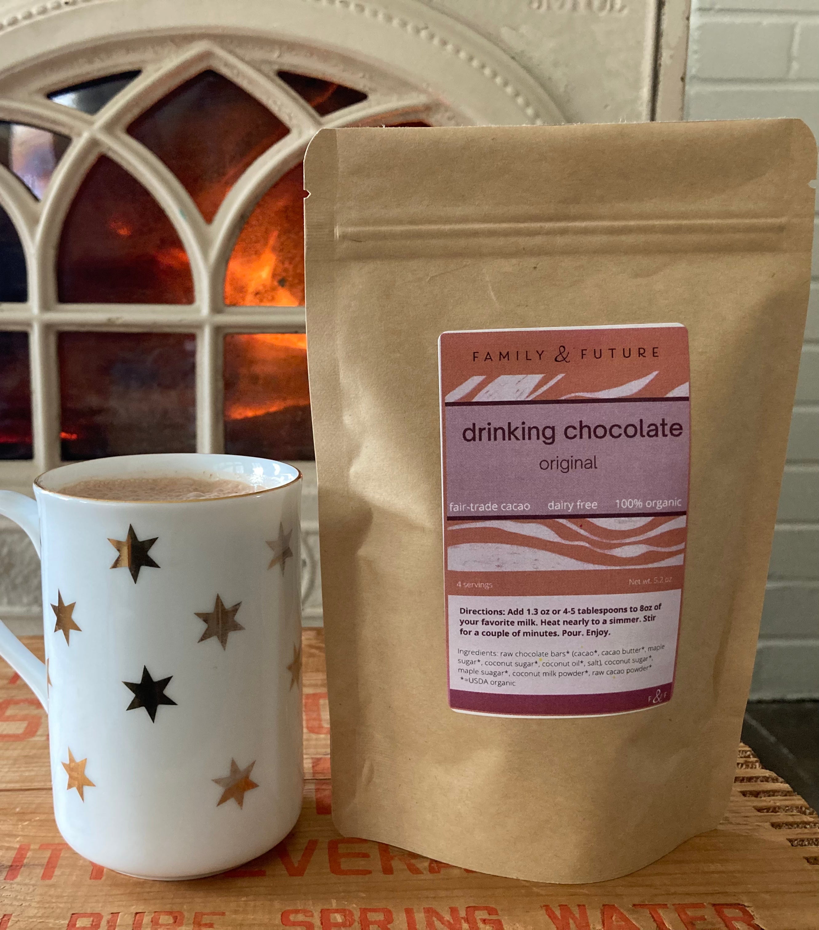 Drinking chocolate mix Familyandfuturechocolate