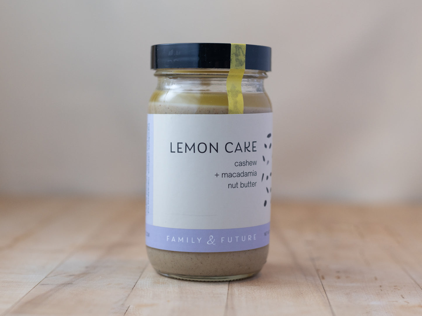 Lemon Cake Cashew + Macadamia Butter