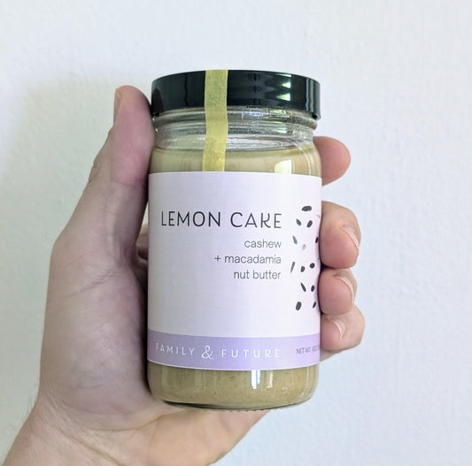 Lemon Cake Cashew + Macadamia Butter