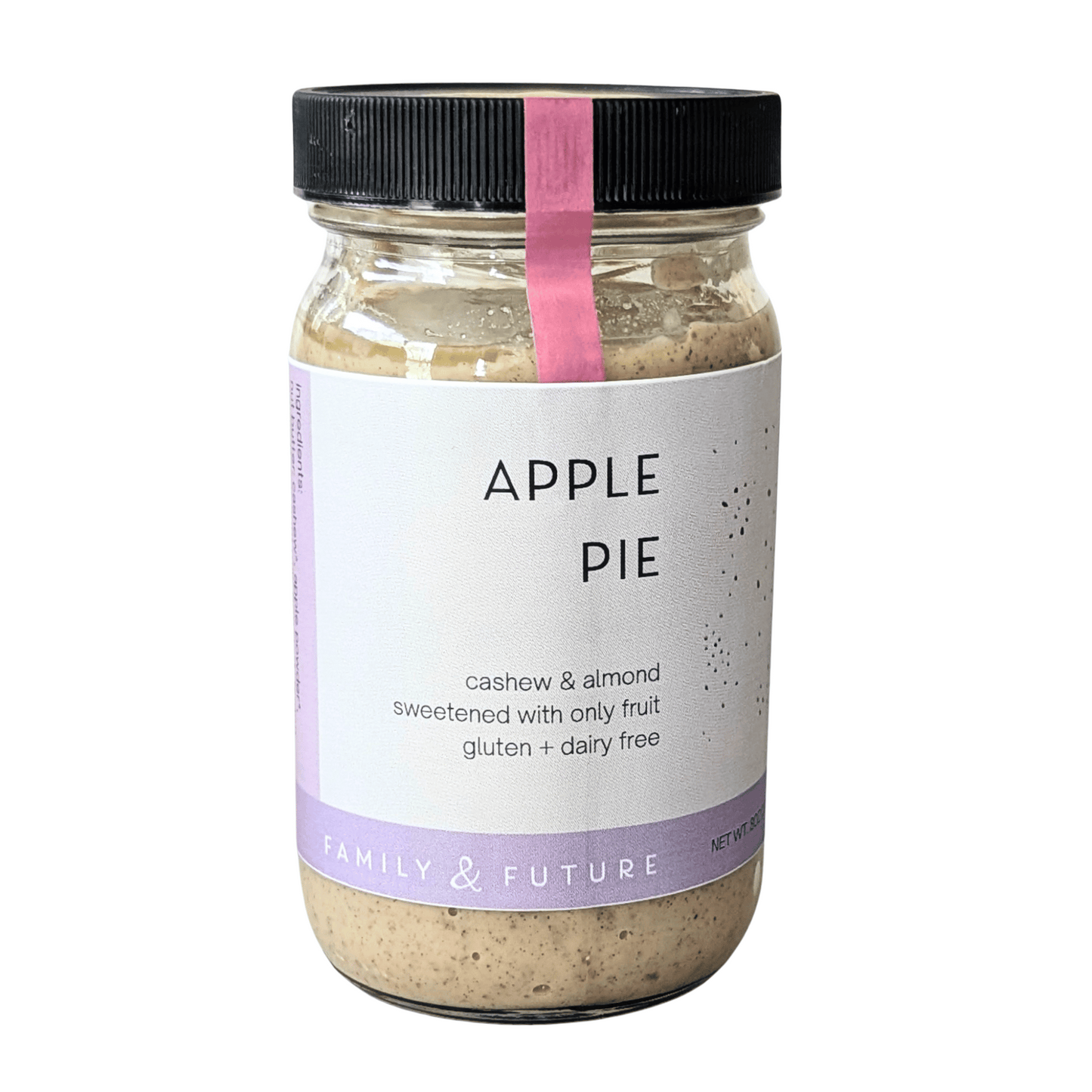 organic cashew and almond butter apple pie flavor